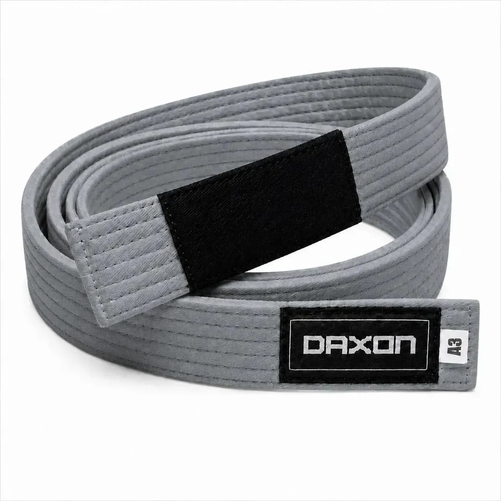 Faixa Jiu Jitsu 100% Algodão Daxon Profissional Reforçada Tarja Integrada Graduação