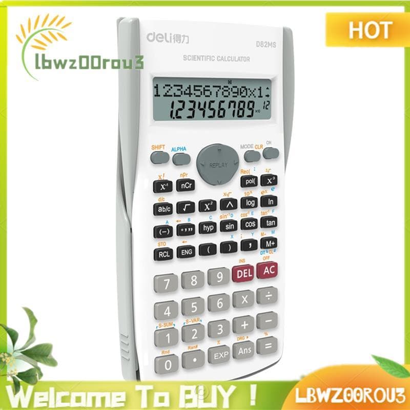Calculadora Científica Funcional D82MS 240 Funções Inclui Capa Protetora Para Alunos E Professores A