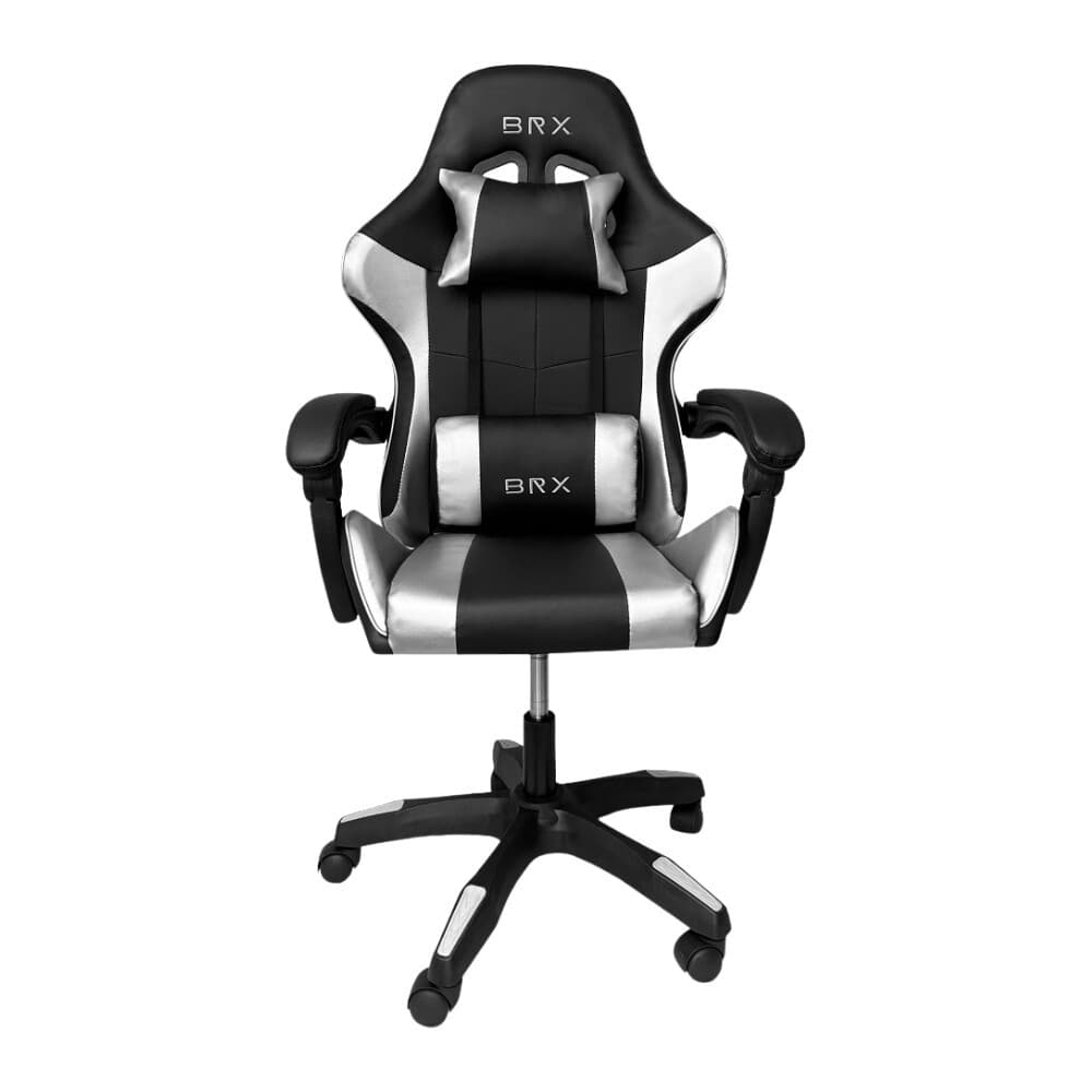 Cadeira Gamer Brx Impact Silver [F133]
