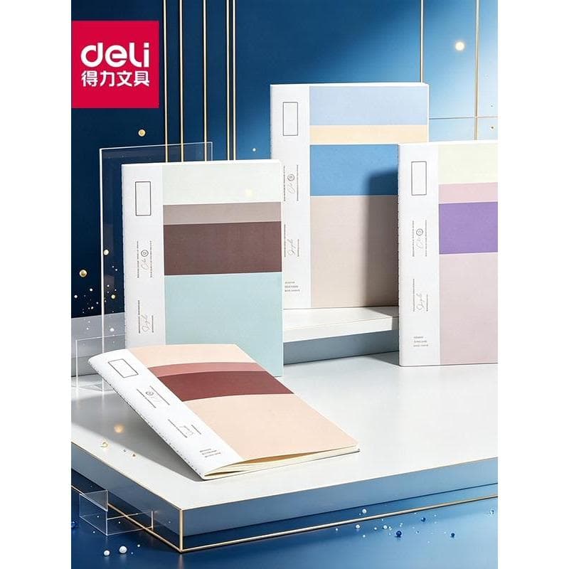 Deli Stitch Book Novo estilo Livro de caderno de dopamina de alto valor B5 Linha Horizontal Livro de perguntas erradas A