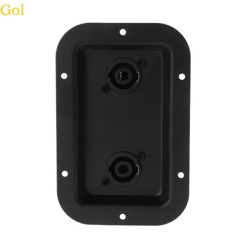 Caixa Junção Alto-Falante 1 4 PA DJ Cabinet Plate Socket