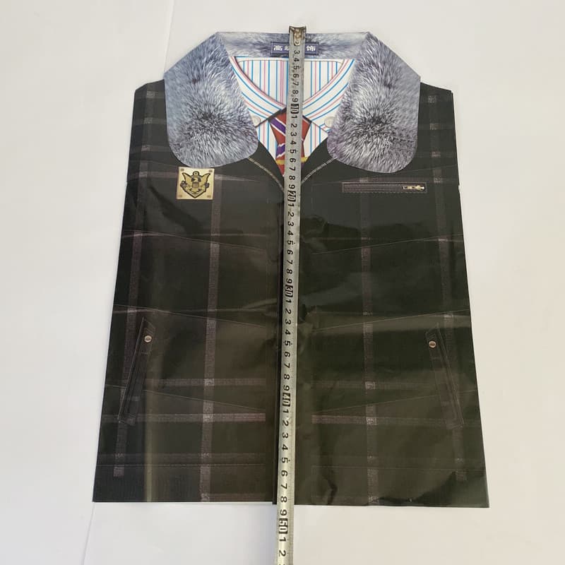 Roupas masculinas acolchoadas de algodão, pasta de papel, roupas mortas, papel queimado, papel Grave, dinheiro, suprimen