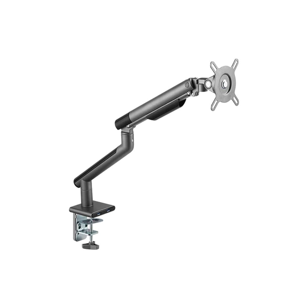 Suporte de Monitor Articulado C/ Mola Mecanica 17'' a 32'' C/ USB 3.0 - Cinza - SM-049C - PCYES
