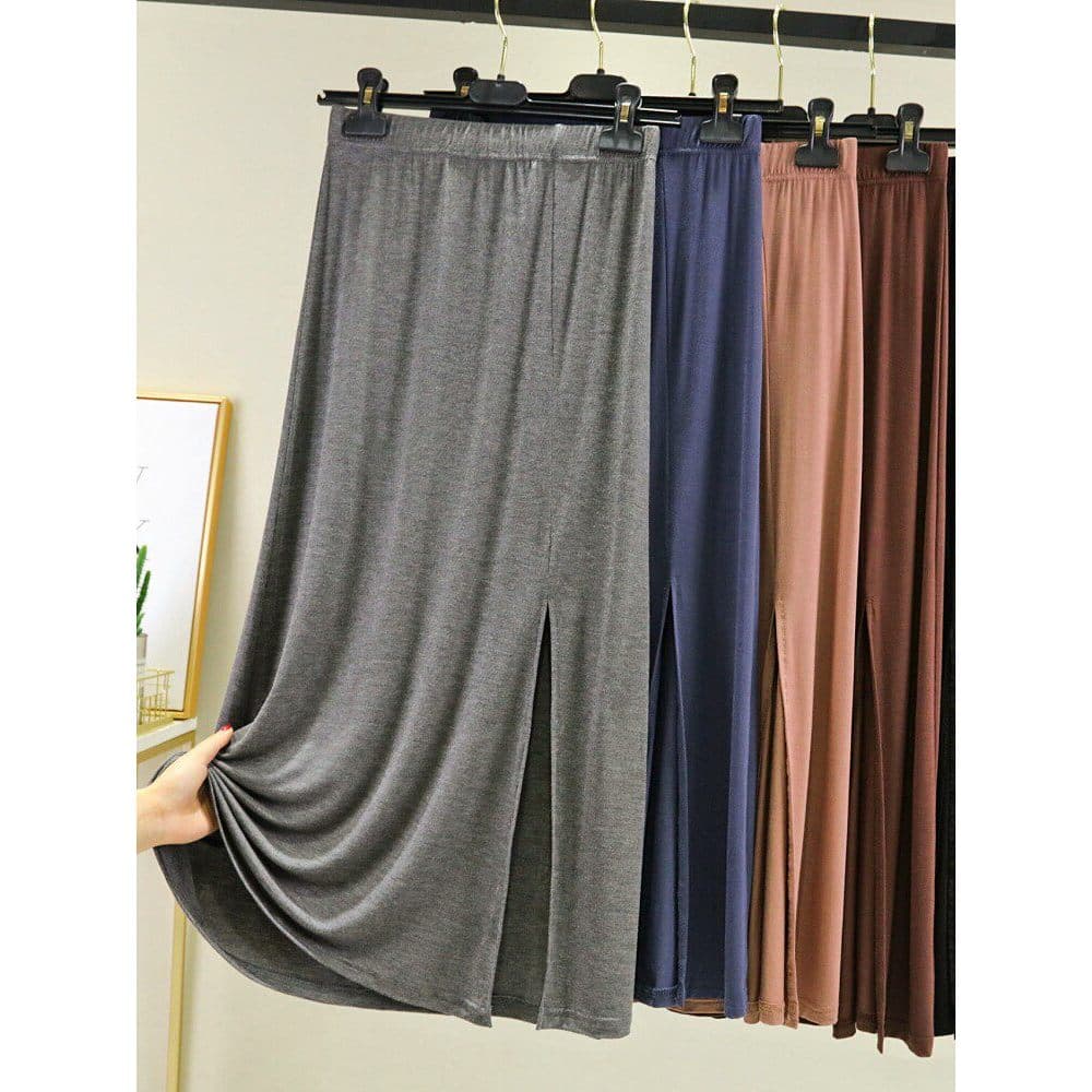 Saia de fenda lateral feminina verão fina saia de cintura alta novo estilo pequena saia preta Hip-embalado saia de fundo