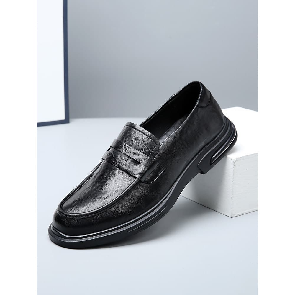 Di Luo Shark Sapatos Masculinos De Couro Genuíno Ervilhas Sapatos Masculinos 2026 Novo Estilo Sola Macia Mocassins De Al