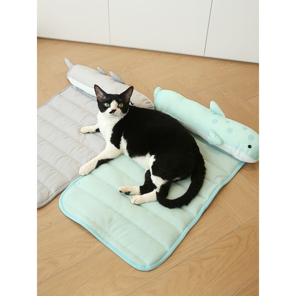 Tapete de resfriamento para gatos, tapete de resfriamento para cães, canil de seda gelada, resfriamento, ninho de gelo,