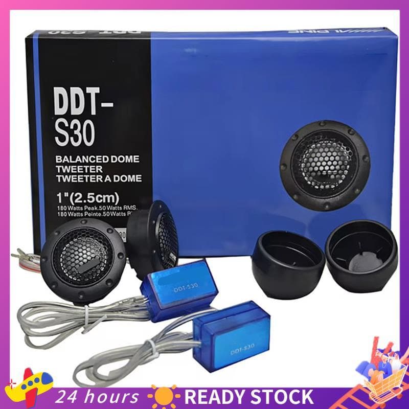 DDT-S30 1 Par Tweeter De Carro Filme De Seda De Áudio Para Modificação 180W Alto-Falante