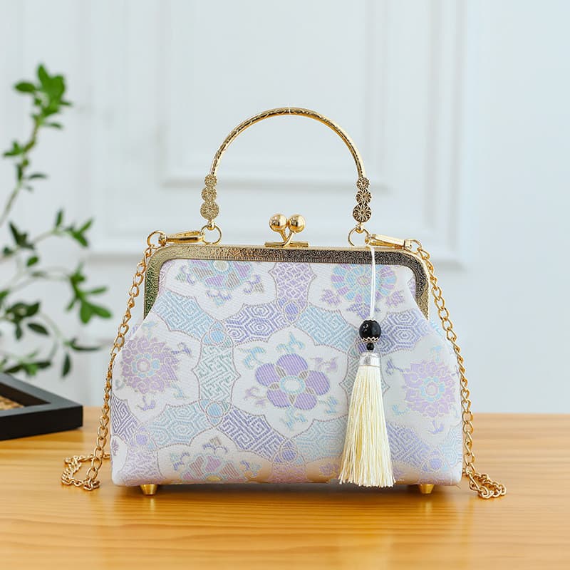 Bolsa feminina transfronteiriça bolsa de punho bolsa transfronteiriça bolsa cheongsam bolsa antiga bolsa feminina de cor