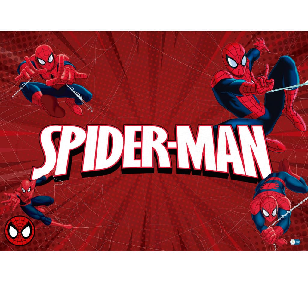 Tapete Painel de Lona Homem Aranha Spider Man Grande para Decoração de Quarto e Festa de Aniversário