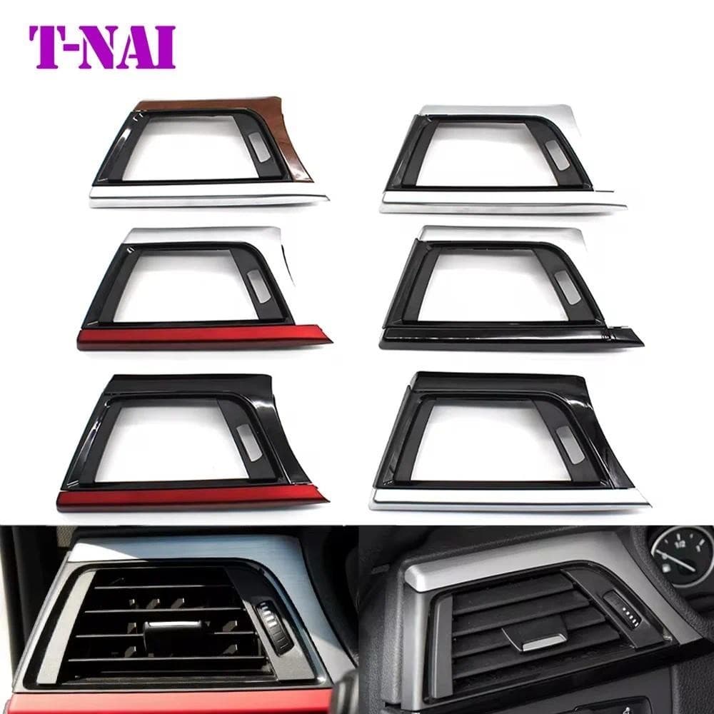 LHD A/C Condicionado Frente Esquerda Lado Saída De Ventilação Ar Grill Painel Capa Quadro Guarnição Para BMW Série 3 4 F