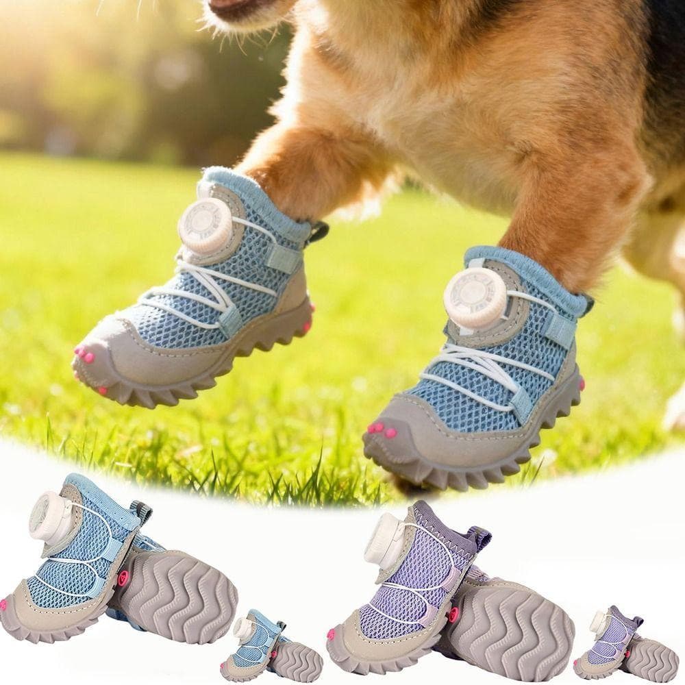 Sapatos Para Cães , Confortáveis Com Sola Antiderrapante Leve , Protetores Impermeáveis Respiráveis