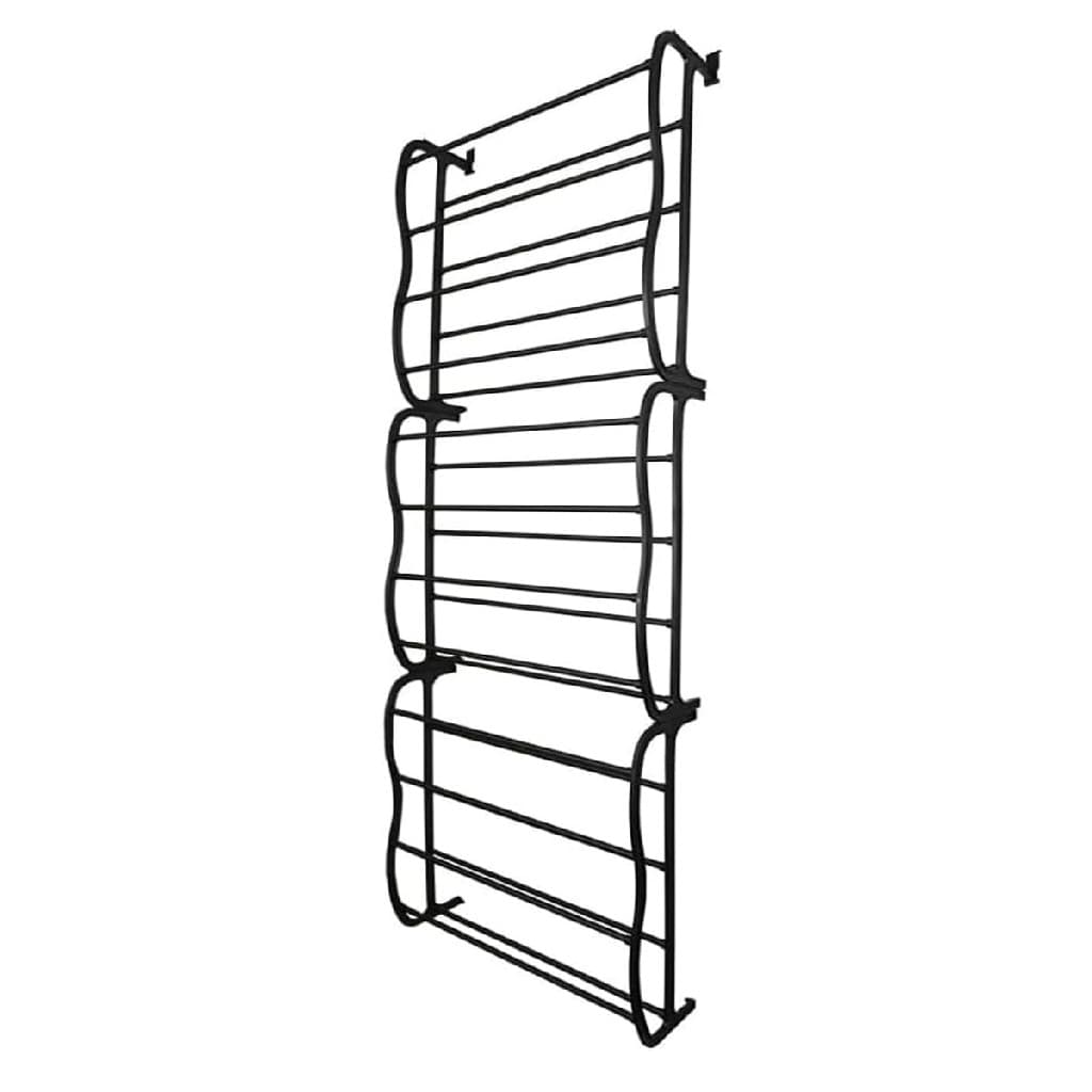 Sapateira Vertical De Parede Shoemaker Closet 1,83m Até 36 Pares Preto GH216 Globalmix