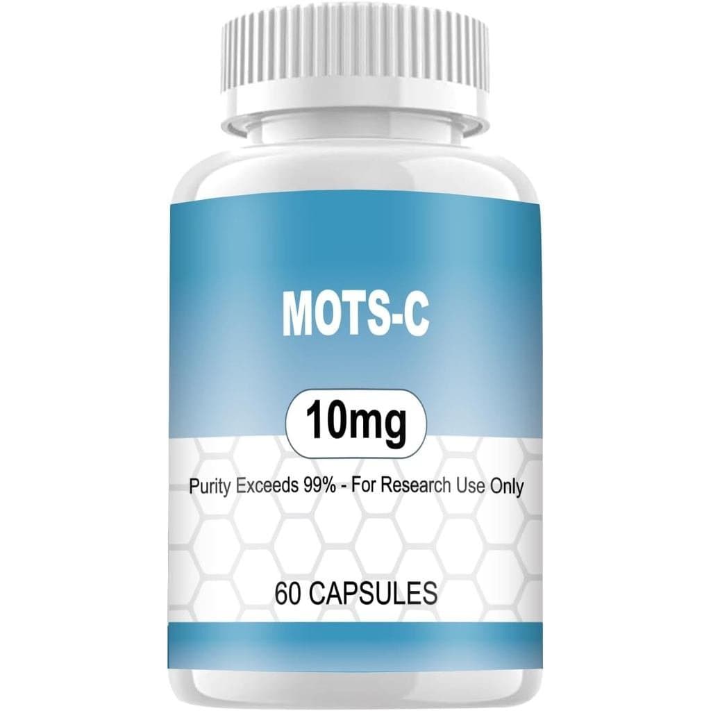 Cápsula MOTS-c - 10mg, Cápsulas de Alta Pureza, 99% de Pureza - 60 unidades