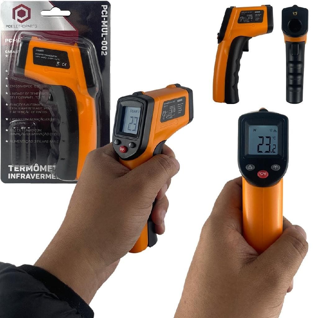 Termômetro Laser  Infravermelho Digital Até 400c Profissional