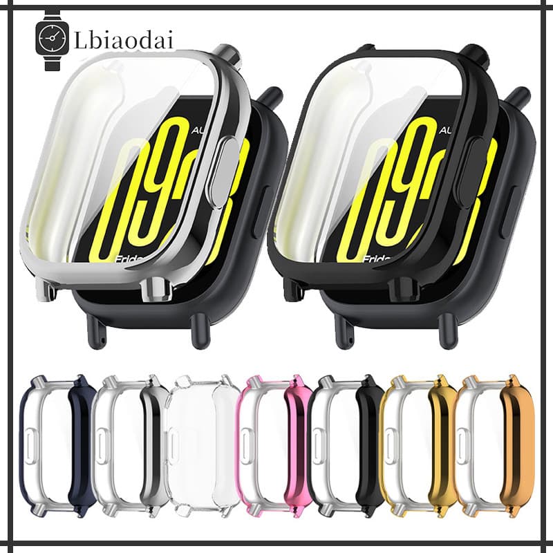 Capa De TPU Para Relógio Redmi Watch 5 Active/Redmi Watch 5 Lite Capinha Case Com Protetor De Tela Macio Acessórios