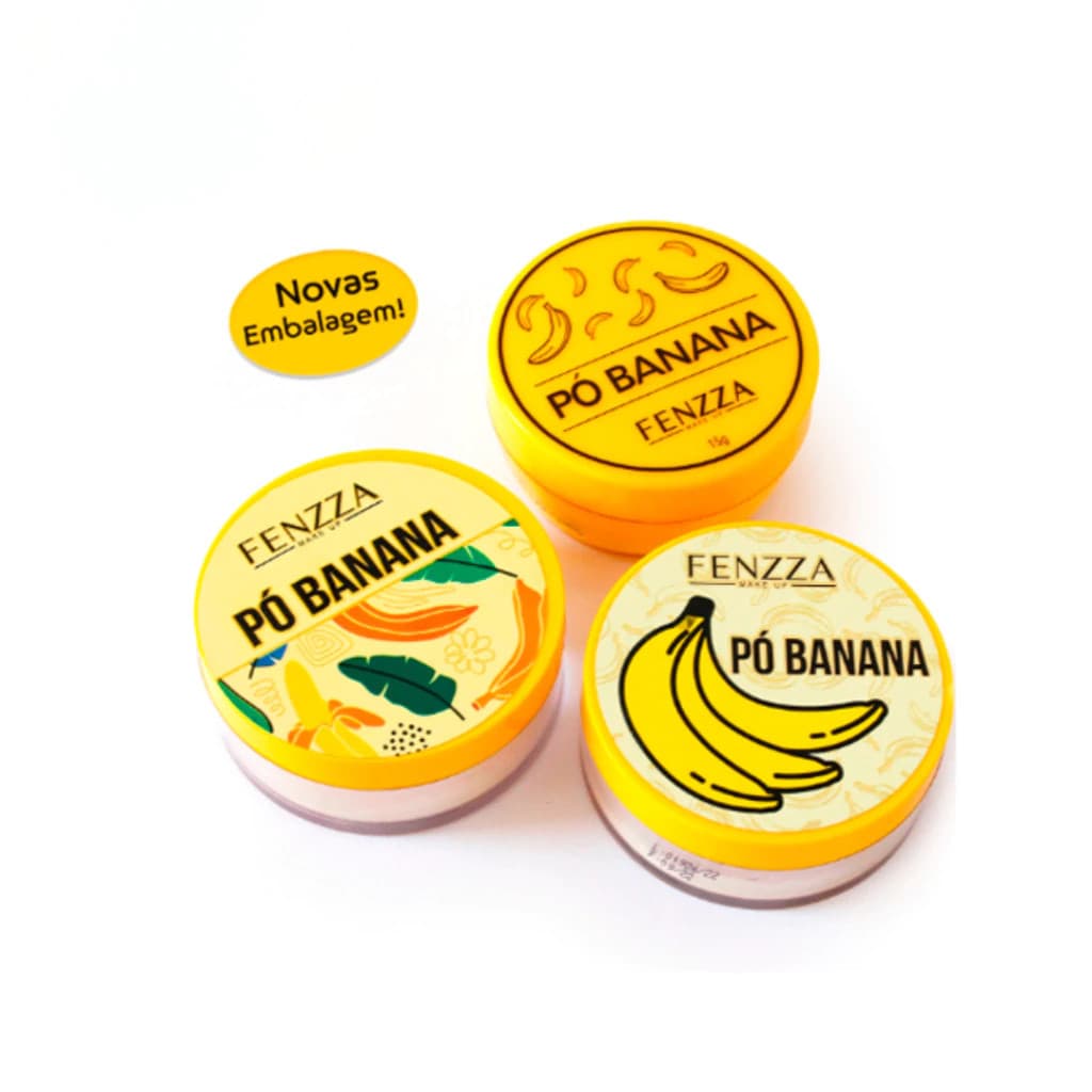 Pó Banana Fixador Translucido Finalizador – Fenzza