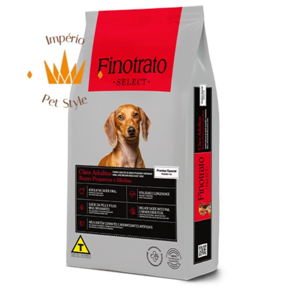 Ração Para Cachorro Finotrato Select Cães Raças Pequenas e Médias 10 kg