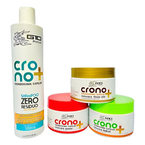 Cronograma Capilar 4 Itens G10 Premium