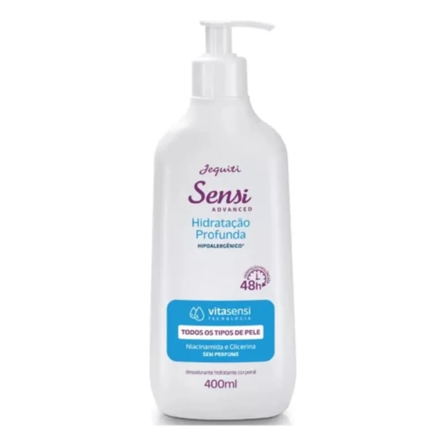 Hidratante Corporal Sensi Hipoalergênico 400ml Jequiti