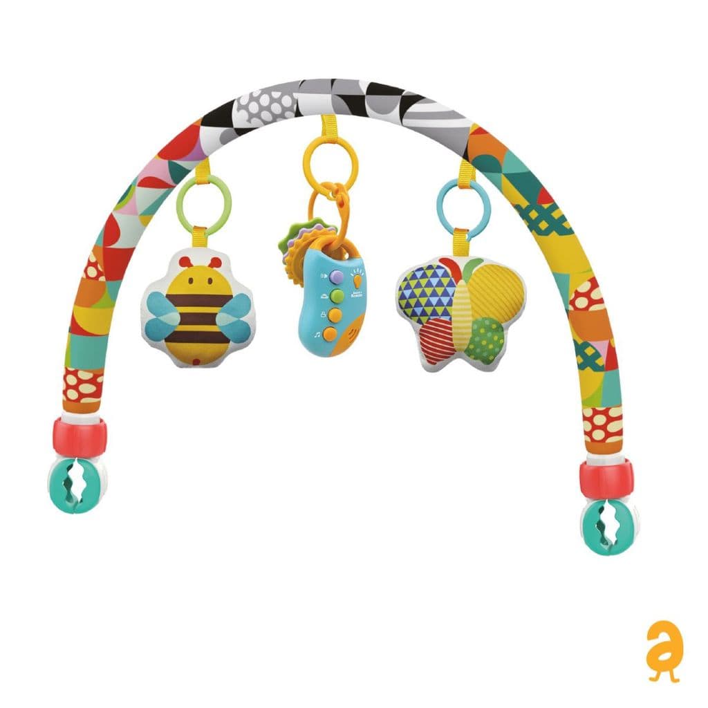 Móbile Arco Musical Bebê Carrinho Berço Let's Play Maxi Baby