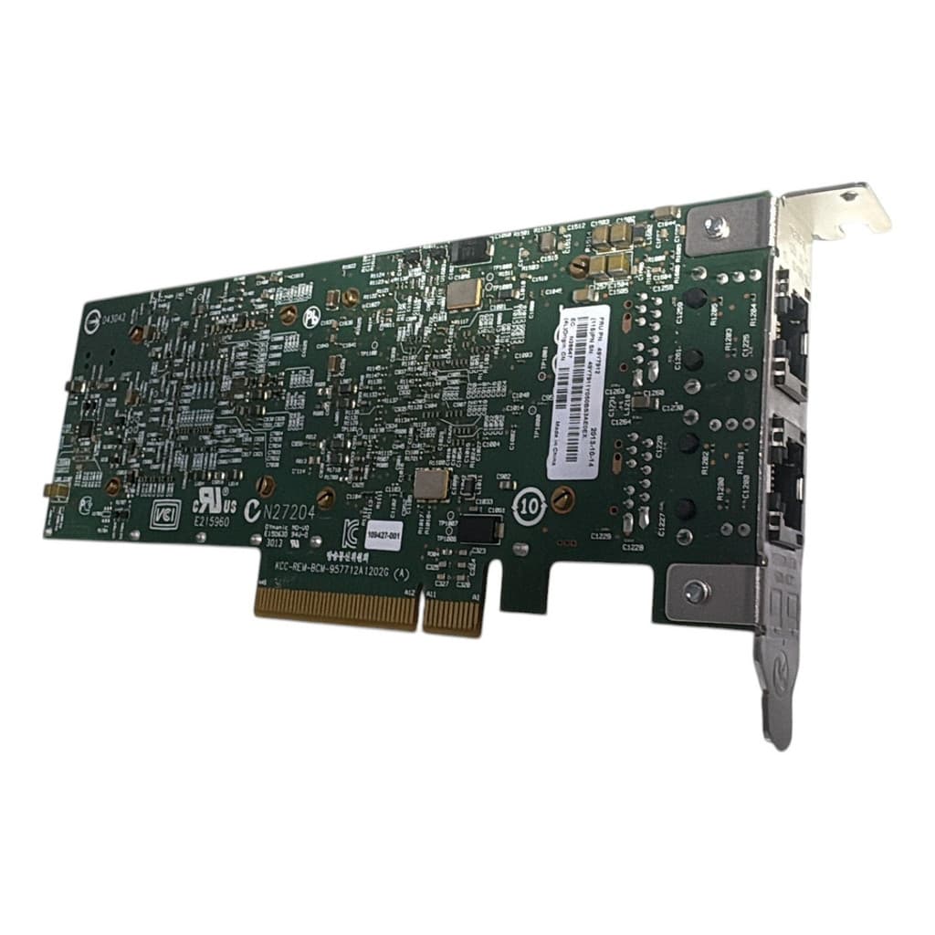 Placa Rede Lenovo 10gb 2 Port Rj45 Broadcom Pcie X8 49y7912