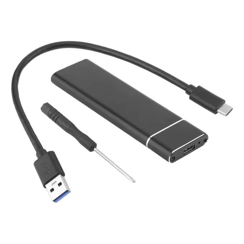 Case Externo P/hd M.2 Ngff Dex Dx-m231 Usb 3.0 Tipo C Preto
