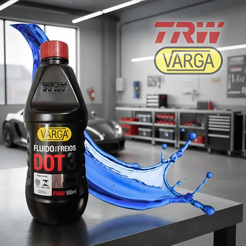 Fluido De Oleo Freio Carro Moto Original Varga Dot 3 500ml