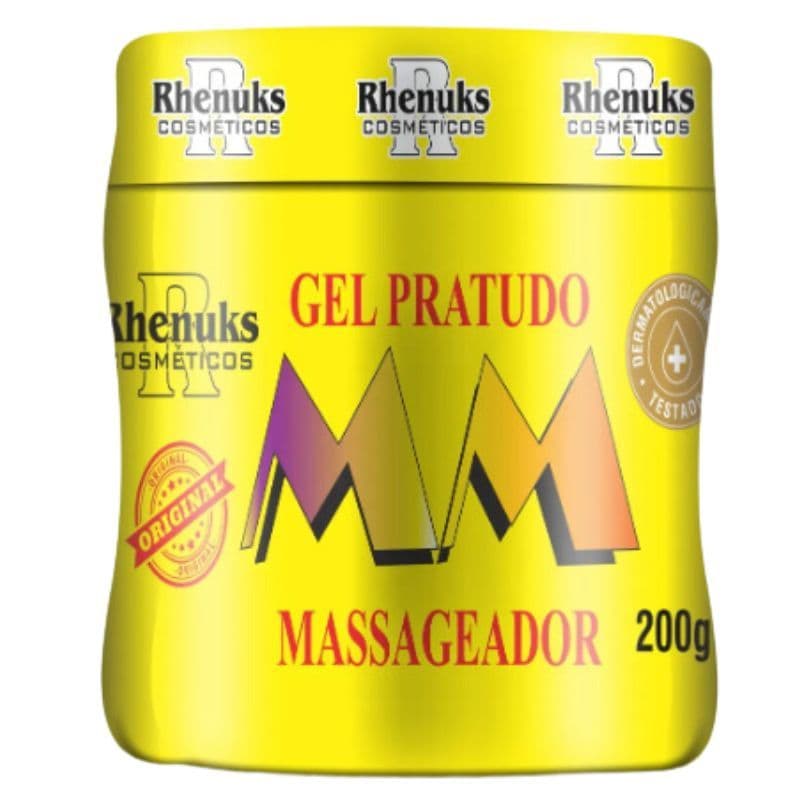 Gel Massageador Pratudo MM Rhenuks 200g Alívio Dores Corpo Original