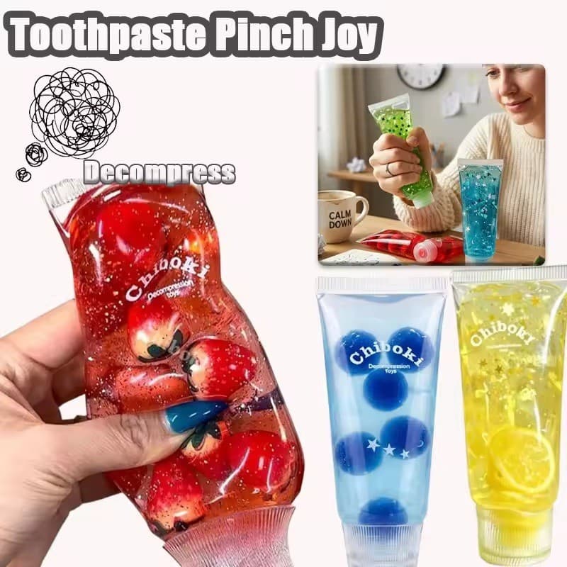 1pc Pasta De Dente Estresse Bola Shapeable Brinquedo Mole Não-Bounce Jam Vaselina Sentir ASMR Brinquedos Fidget Para Cri