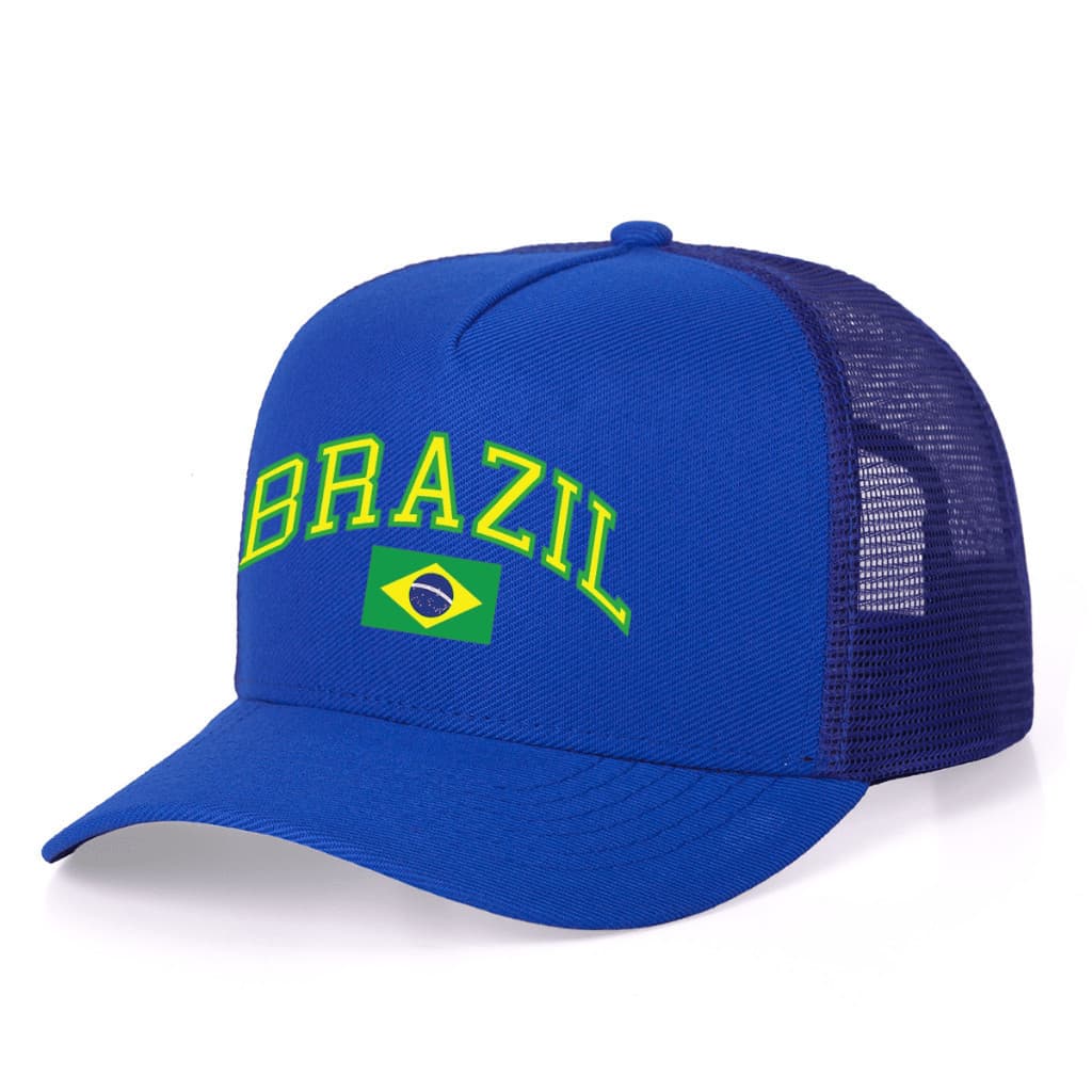 Boné Brasil Brasileira Telinha Use Young Time Futebol Torcida