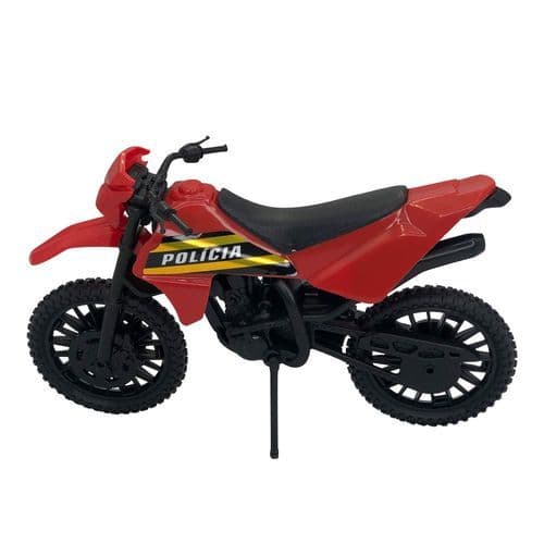 Kit Brinquedos Veiculos Policial Carro Moto Helicoptero Infantil Vermelho Divertido Educativo