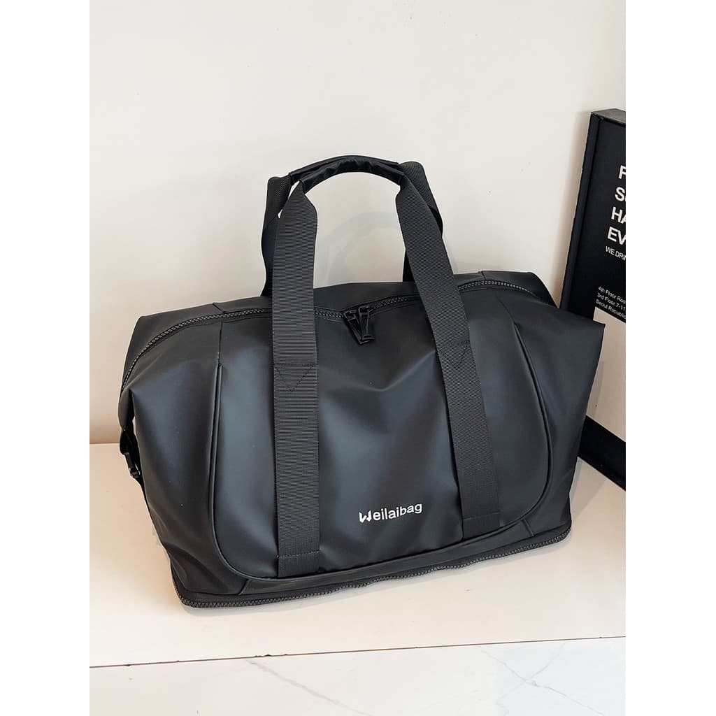 Bolsa de viagem de curta distância, leve, grande capacidade, masculina, feminina, portátil, armazenamento de bagagem, vi