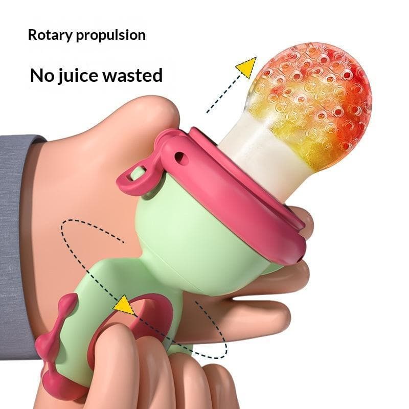 Alimentador De Comida Para Bebê De Silicone Seguro Utlra Com Design De Dinossauro Fácil Uso