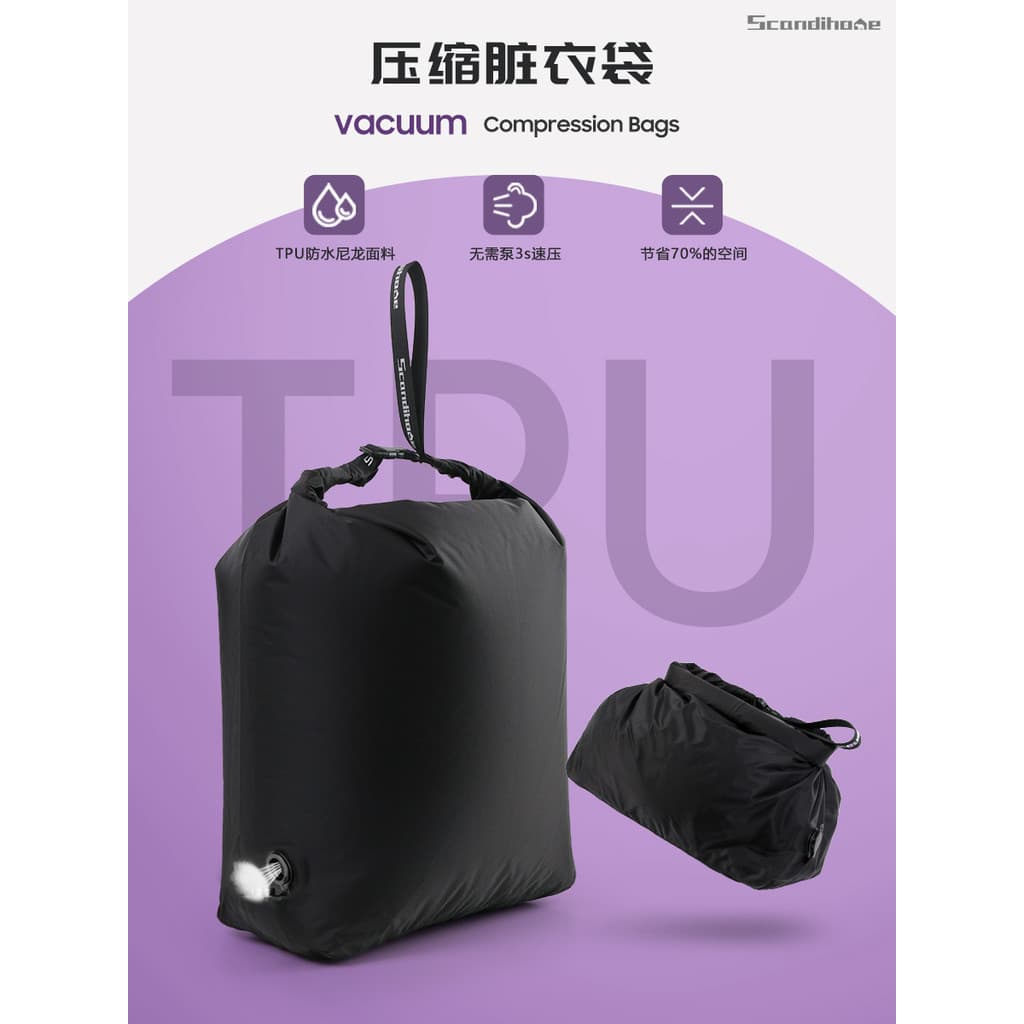 Bolsa de armazenamento portátil para viagem ao ar livre, à prova d'água, antipoeira, multifuncional, bolsa de armazename