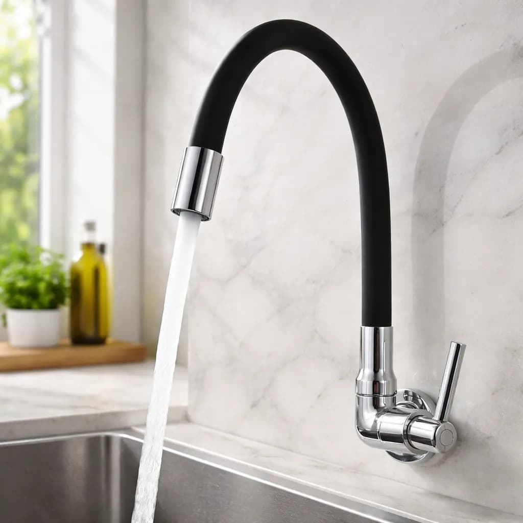 Torneira Gourmet Parede Com Arejador Agua Fria Monocomando