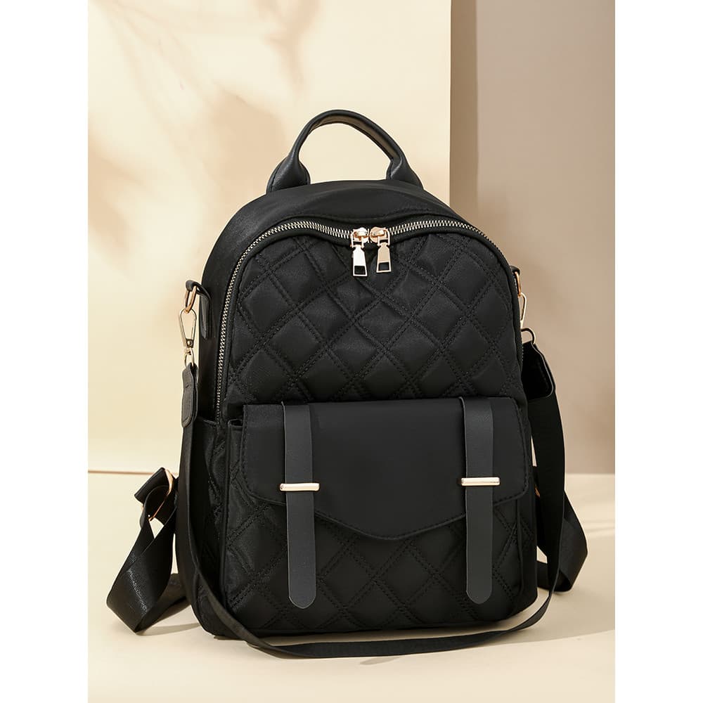 Losango estilo menina Mini mochila 2024 novo estilo nicho Original Ultra-leve saco de escola lazer mochila de viagem fem