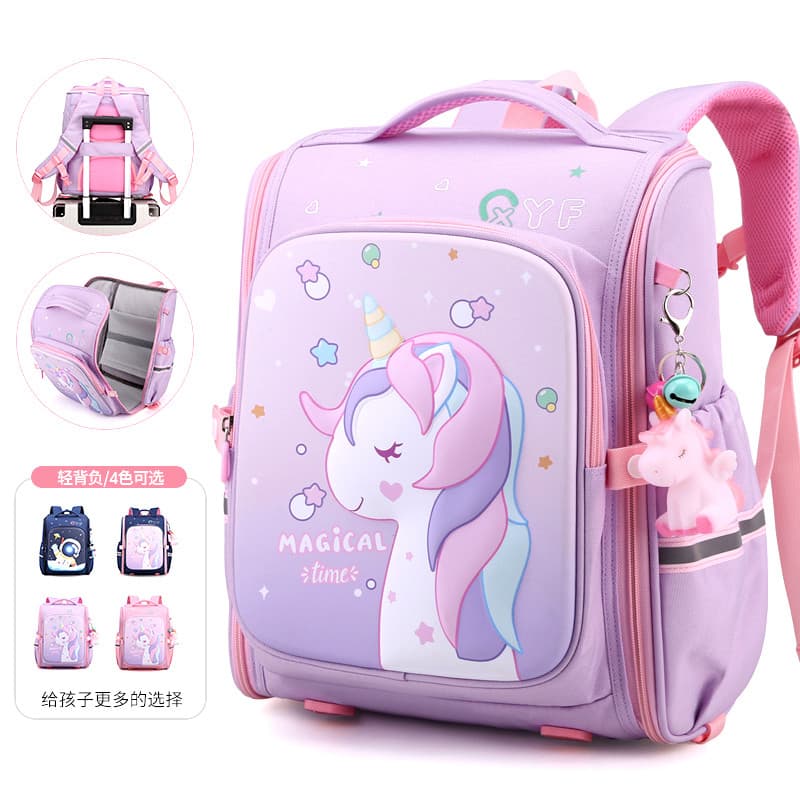 Mochila escolar infantil para meninas, estudantes do ensino fundamental 2026, novo estilo para meninas, primeiros dois,
