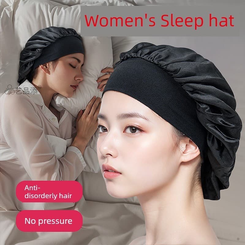touca de cetim para dormir touca cetim touca de cetim hello kitty Cabelo dormindo com noite Anti-aleatório não-pressão c