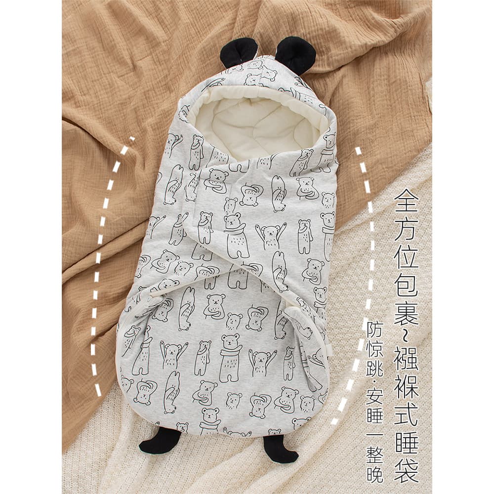 Bebê recém-nascido outono inverno estilo Anti-choque colcha masculino feminino bebê seguro saco de dormir sala de produç