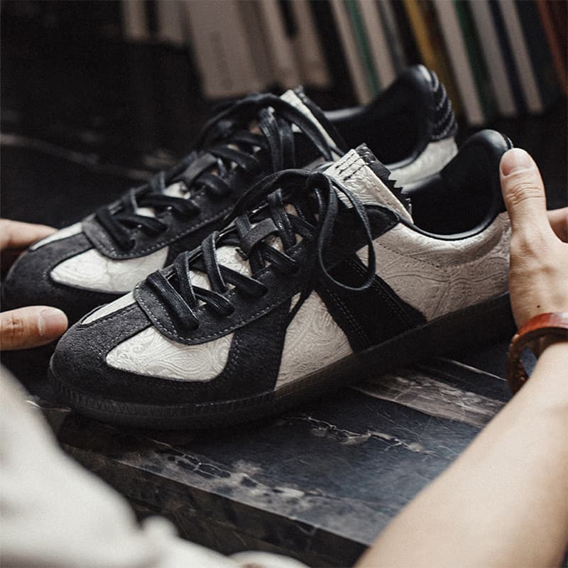 Tênis modernos de seda sapatos de treinamento alemão novo nicho Retro nacional na moda Casual esportes All-Match plana b