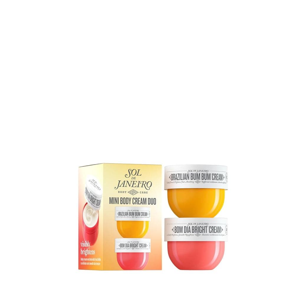Conjunto de Amostras de Creme Corporal Mini Sol de Janeiro - Tamanho Viagem - Miniaturas de Beleza - Creme Brazilian Bum