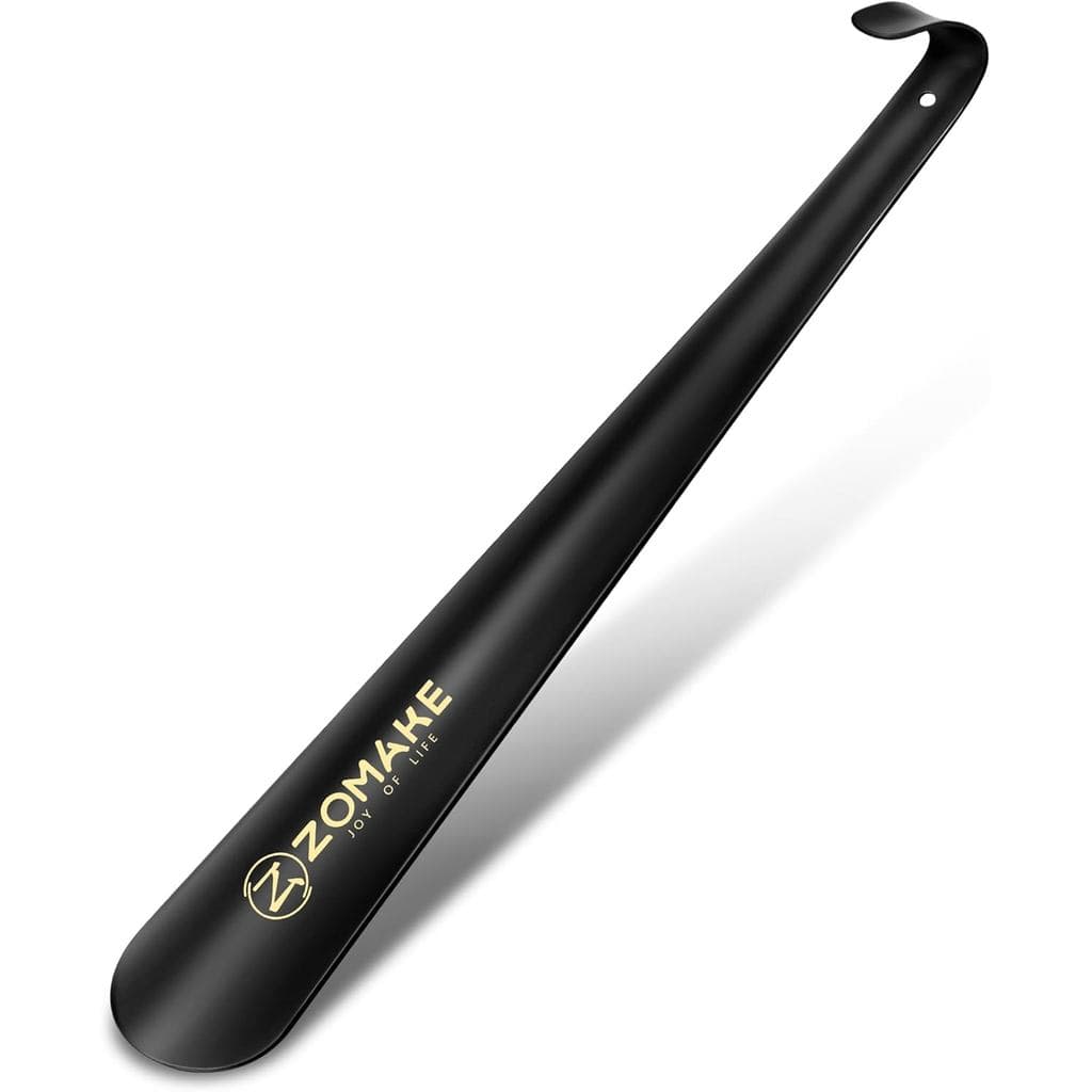Calçadeira ZOMAKE com Cabo Longo para Idosos, Homens e Mulheres, Calçadeira de Metal de 16,5" para Botas, Auxiliar para