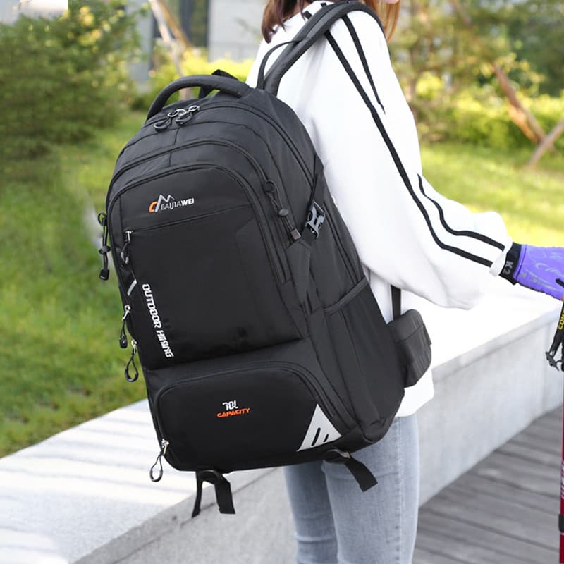 Mochila masculina de grande capacidade, bolsa de montanhismo ao ar livre, bolsa de viagem de negócios, bolsa de bagagem
