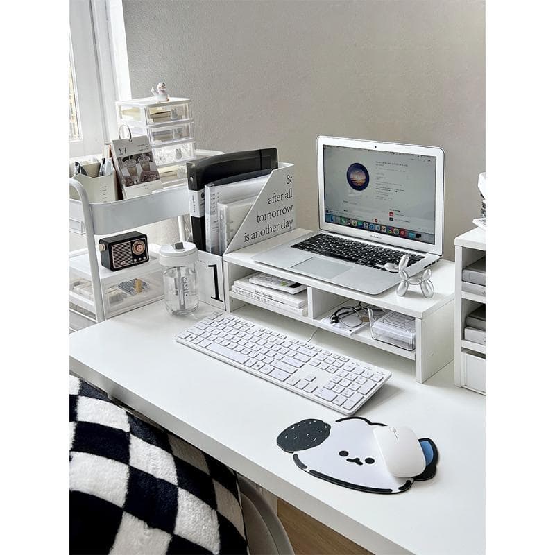 Ins estilo simples computador elevado rack Notebook desktop Display rack desktop rack de armazenamento de mesa