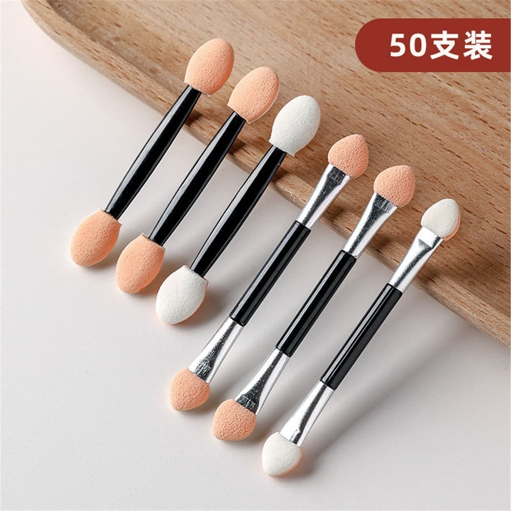 Esfregar pó esponja vara Manicure Aurora espelho mágico em pó dupla cabeça esponja vara aplicação vara sombra escova fer