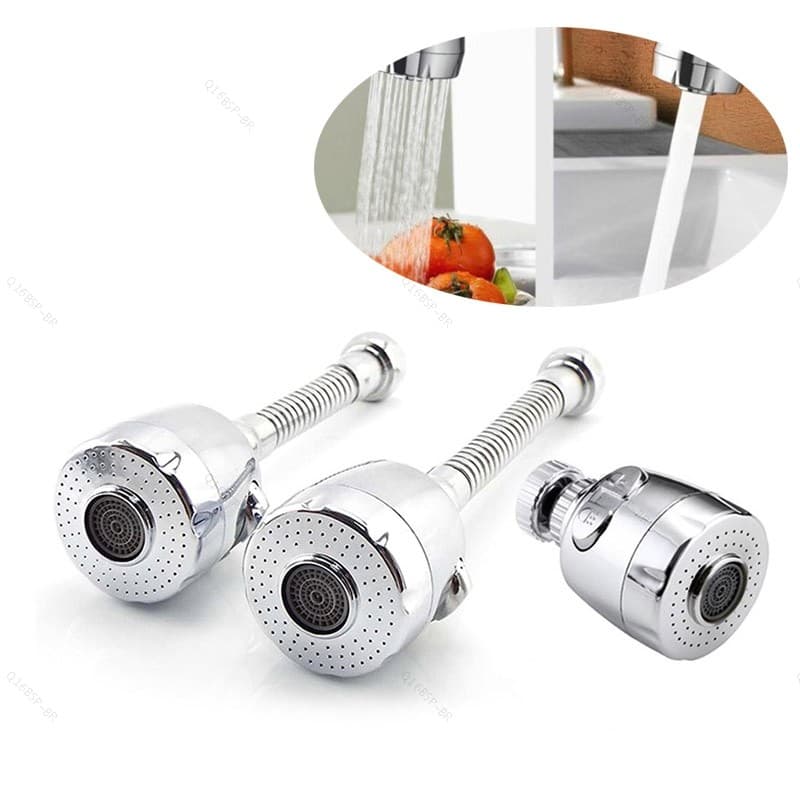 Adaptador De Torneira Ajustável , Bico De Filtro De Água Para Flexível , Aerador , Economizador BR16B
