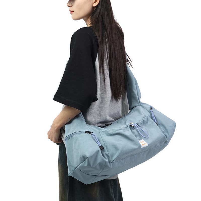 Nova bolsa de ombro feminina estudantes universitários classe grande capacidade Commuter bolsa de Fitness viagem lazer o