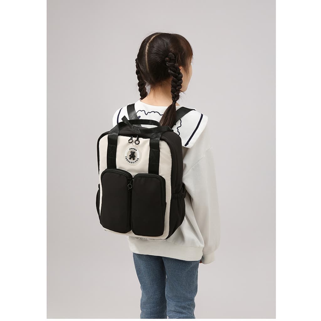 Estudantes do ensino fundamental 1-3 série novo estilo crianças portátil cram saco de escola à prova dwaterproof água cr