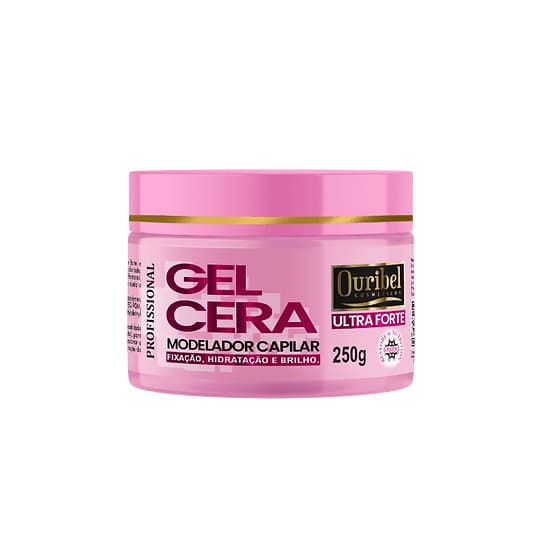 Gel Cera Ouribel Lady  Hair Ulta Forte - Modelador Capilar 250g