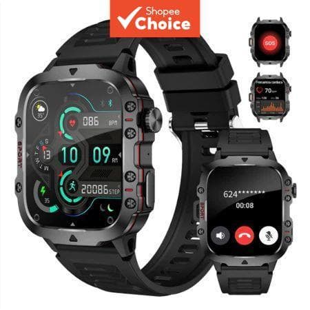 F9 Smartwatch-Nova Chegada 2026 À Prova D'água Bluetooth Chamada 24/7 Banda De Monitoramento De Saúde